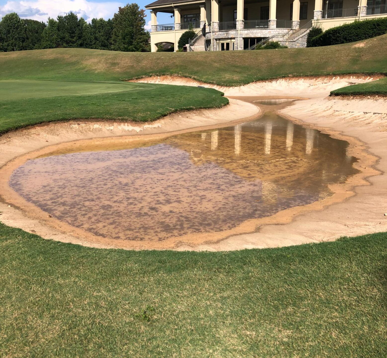 This trap is in one of the best conditions on the course. Seriously. (Photo submitted by Ryan7205526 on 08/14/2019)