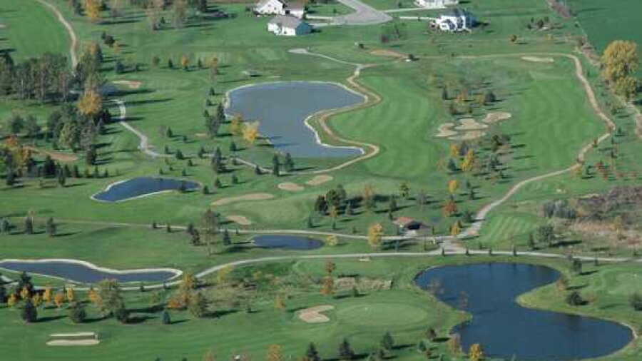 Mid Vallee GC: Aerial view