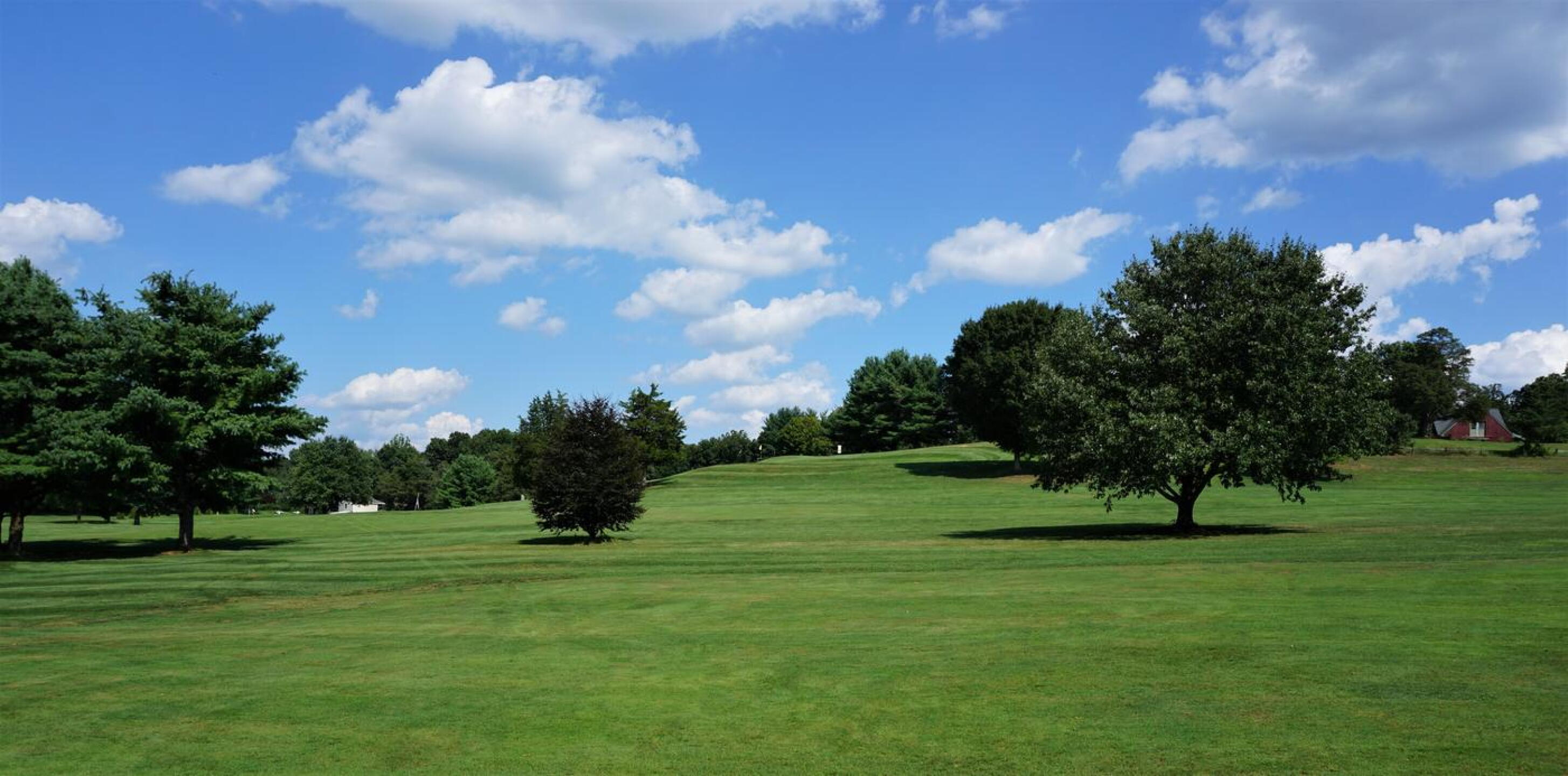 Farther up on the second fairway, the views open up. To the second hole’s left up the hill is the eighth green. (Photo submitted by AptlyLinked on 08/13/2020)
