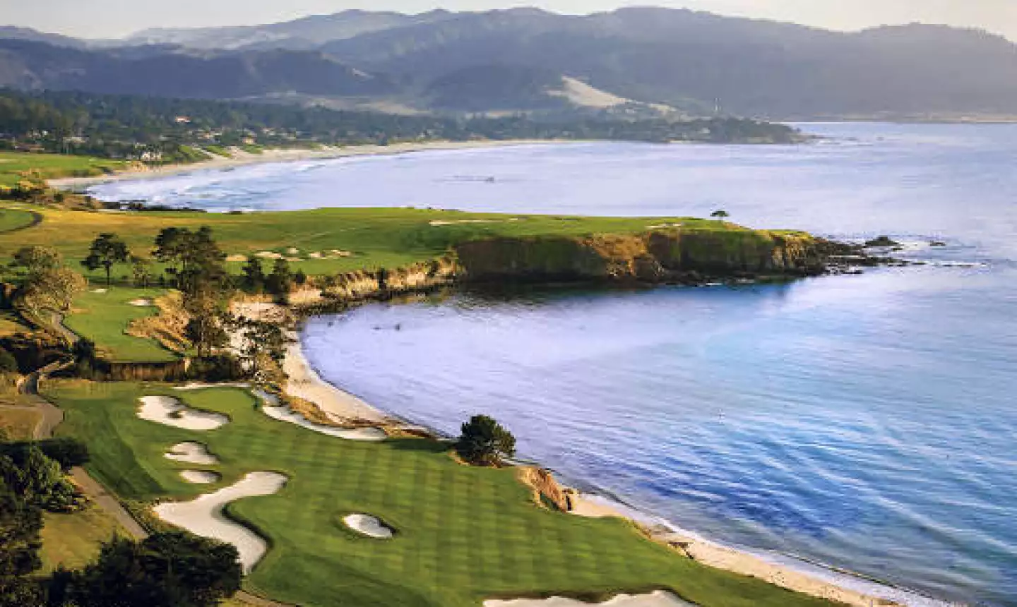 Pebble Beach aerial photo