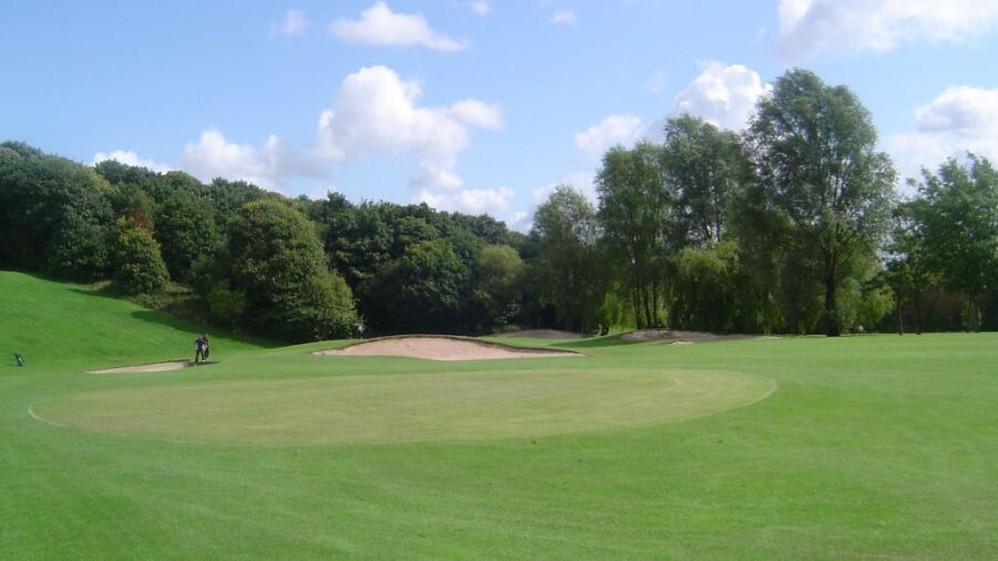  5th green at Tinsley