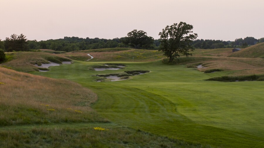Erin Hills golf course - 4th
