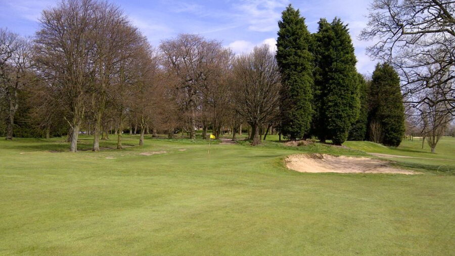 The 8th green at Wakefield