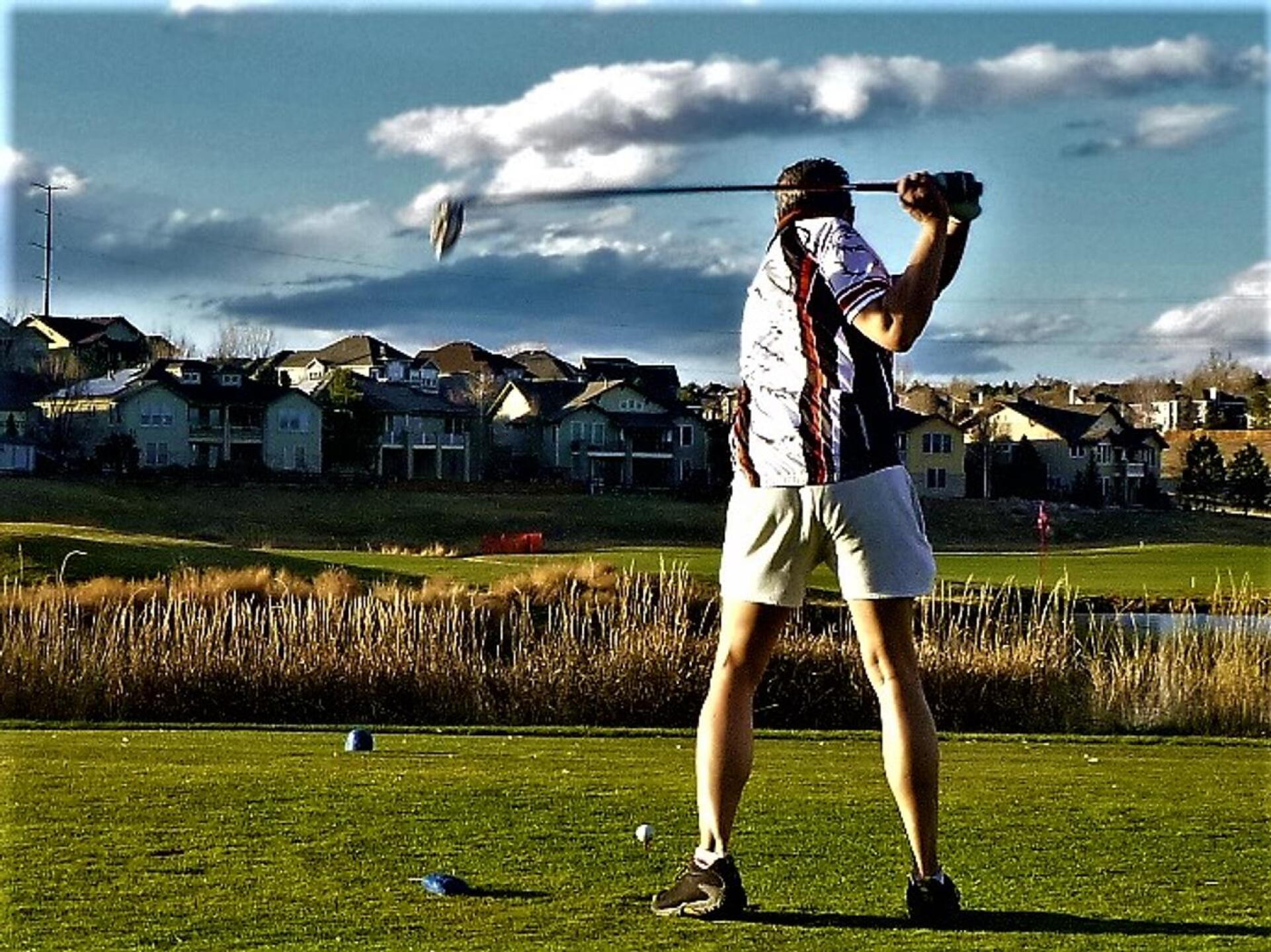 Tee shot on #17... (Photo submitted by DiamondAces on 11/09/2020)
