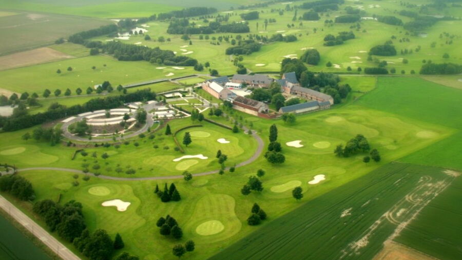 Hulencourt GC - Le Verger: Aerial view