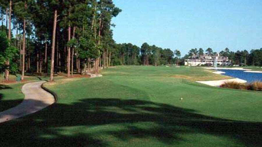 Jacksonville Golf and Country Club: 18th fairway