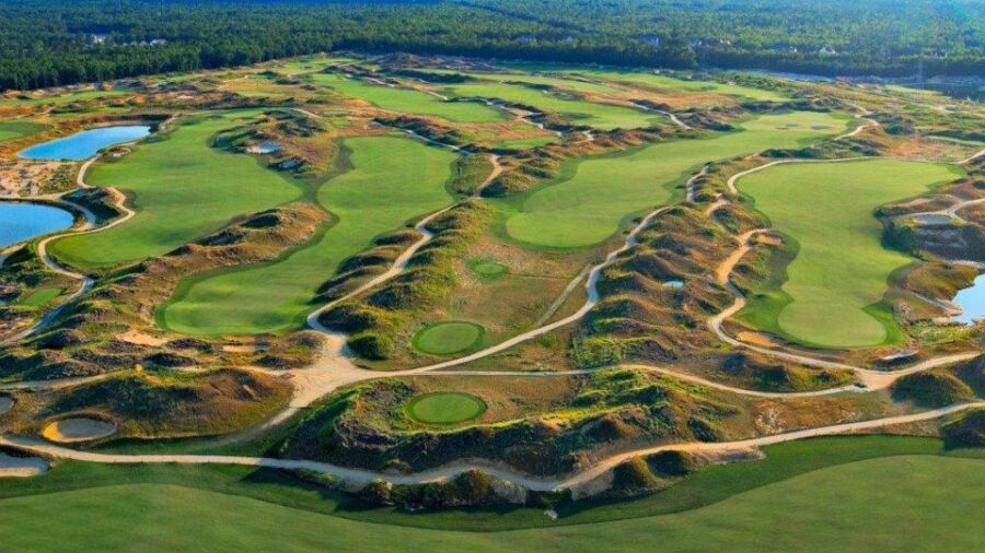 Twisted Dune GC: Aerial view