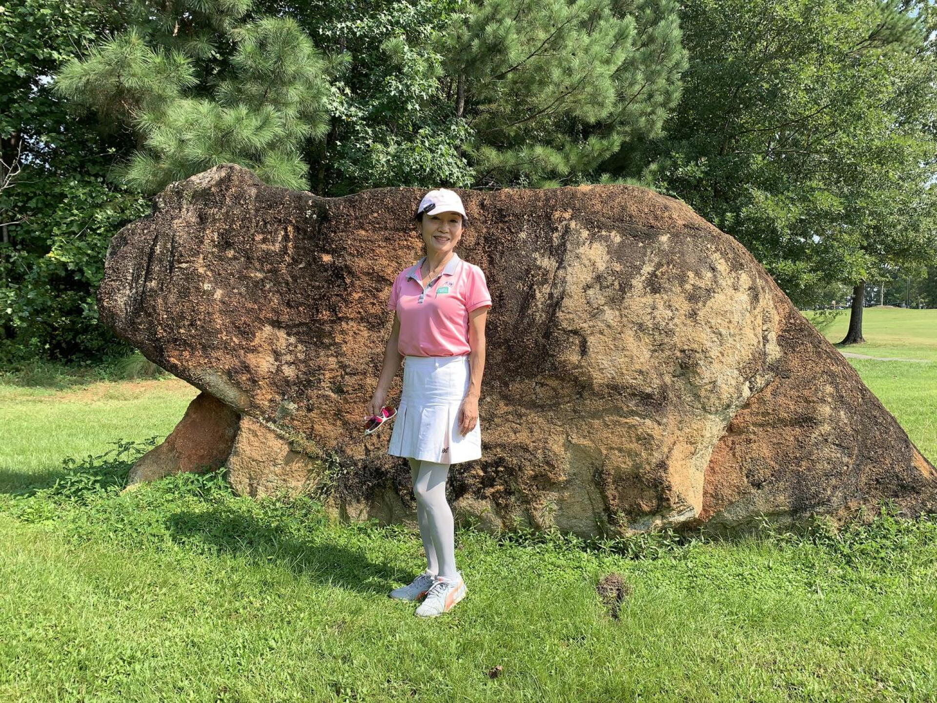 Linda really enjoyed playing at Bear Creek today! (Photo submitted by fishyracer24 on 09/13/2021)