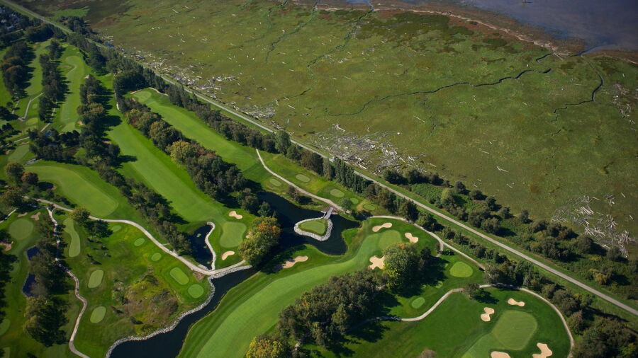Quilchena GCC: Aerial view
