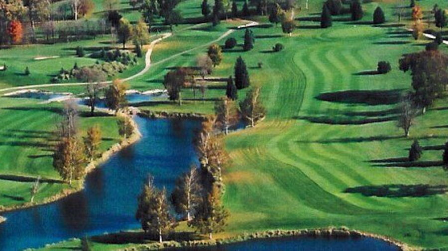 Camelot CC: aerial view