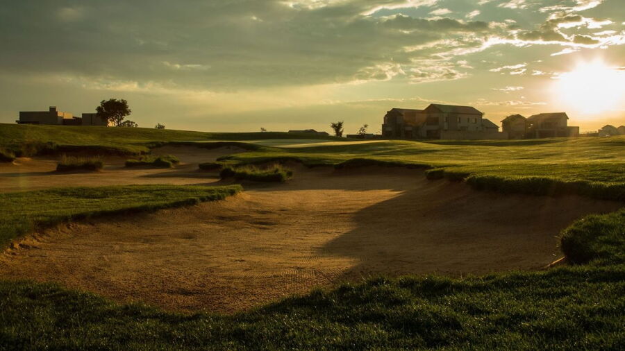 Serengeti Golf & Wildlife Estate: Sunset view