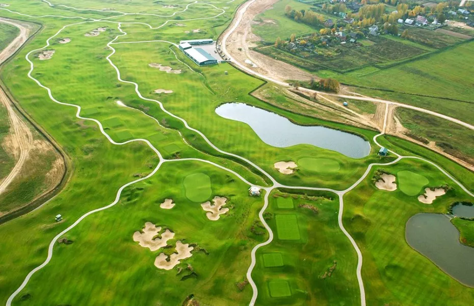 GC Zavidovo PGA National Russia: aerial view