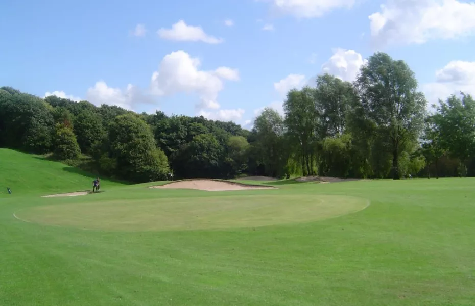  5th green at Tinsley