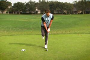 One-Leg Pitch Shot Drill
