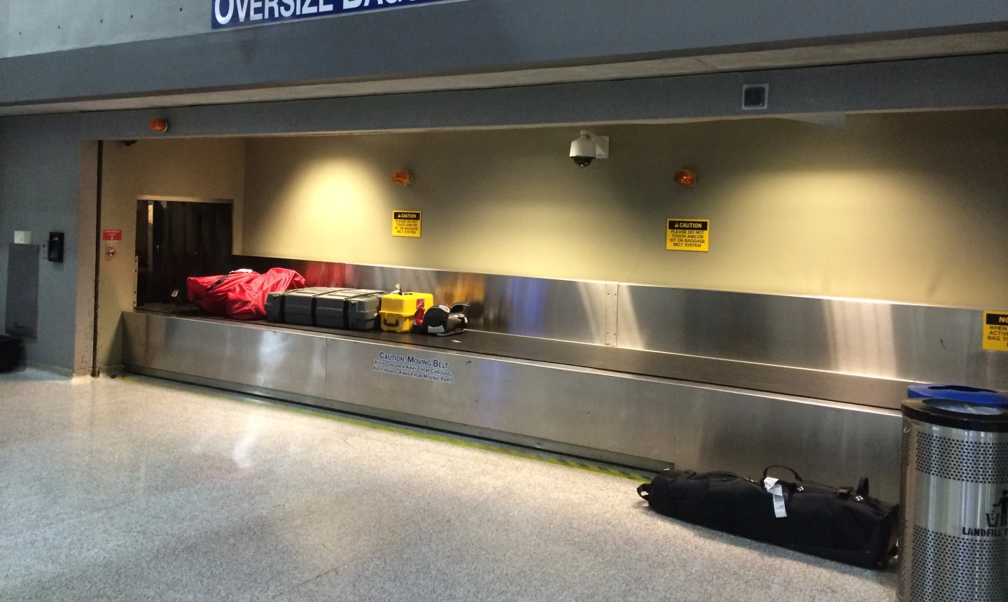Golf Clubs at Baggage Claim