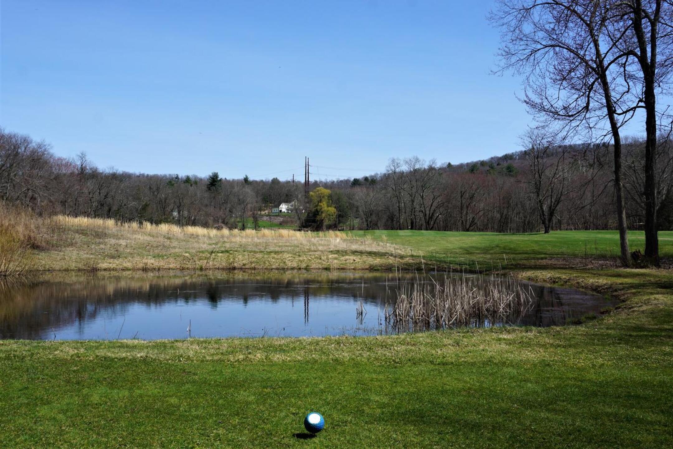 Tee seven sits behind a pond. 361, par four. (Photo submitted by AptlyLinked on 04/15/2022)