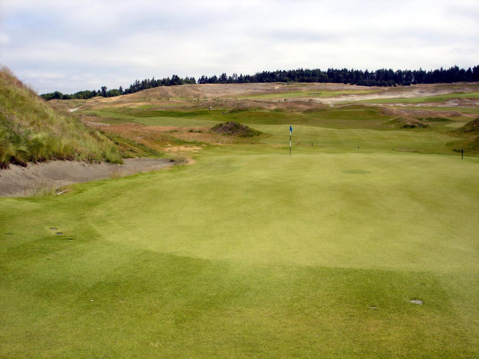 Chambers Bay Golf Course, Hole 6, Par 4, 447 yds, Deception Point (Photo submitted by DYakimec on 03/26/2017)
