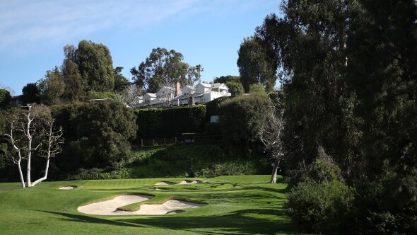 Riviera Country Club - sixth hole 