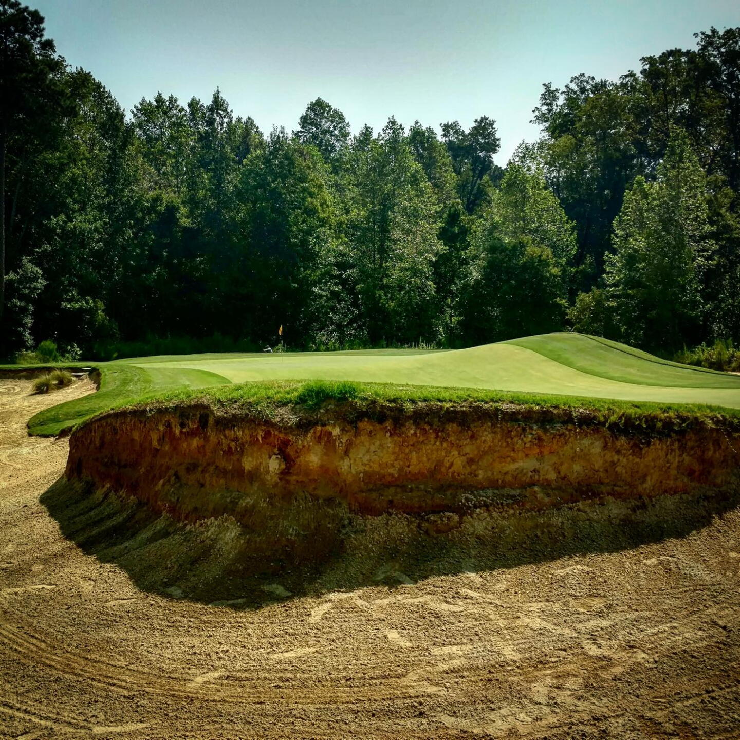 Some of the bunkering is pretty extreme, so I really recommend staying out of ones like this one on the par-3 3rd. (Photo submitted by Back9Ben on 09/02/2018)