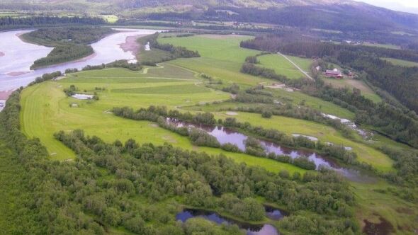 Namdal GC: Aerial view