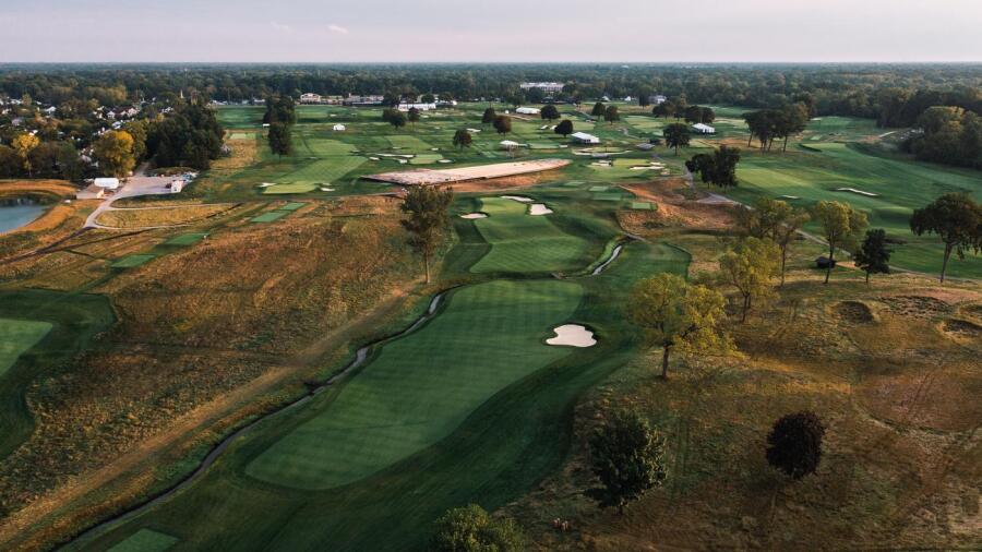 The Inverness Club - aerial view