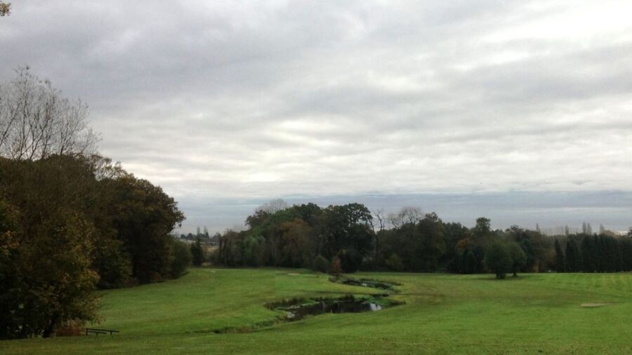 A view down the fairway at Wergs