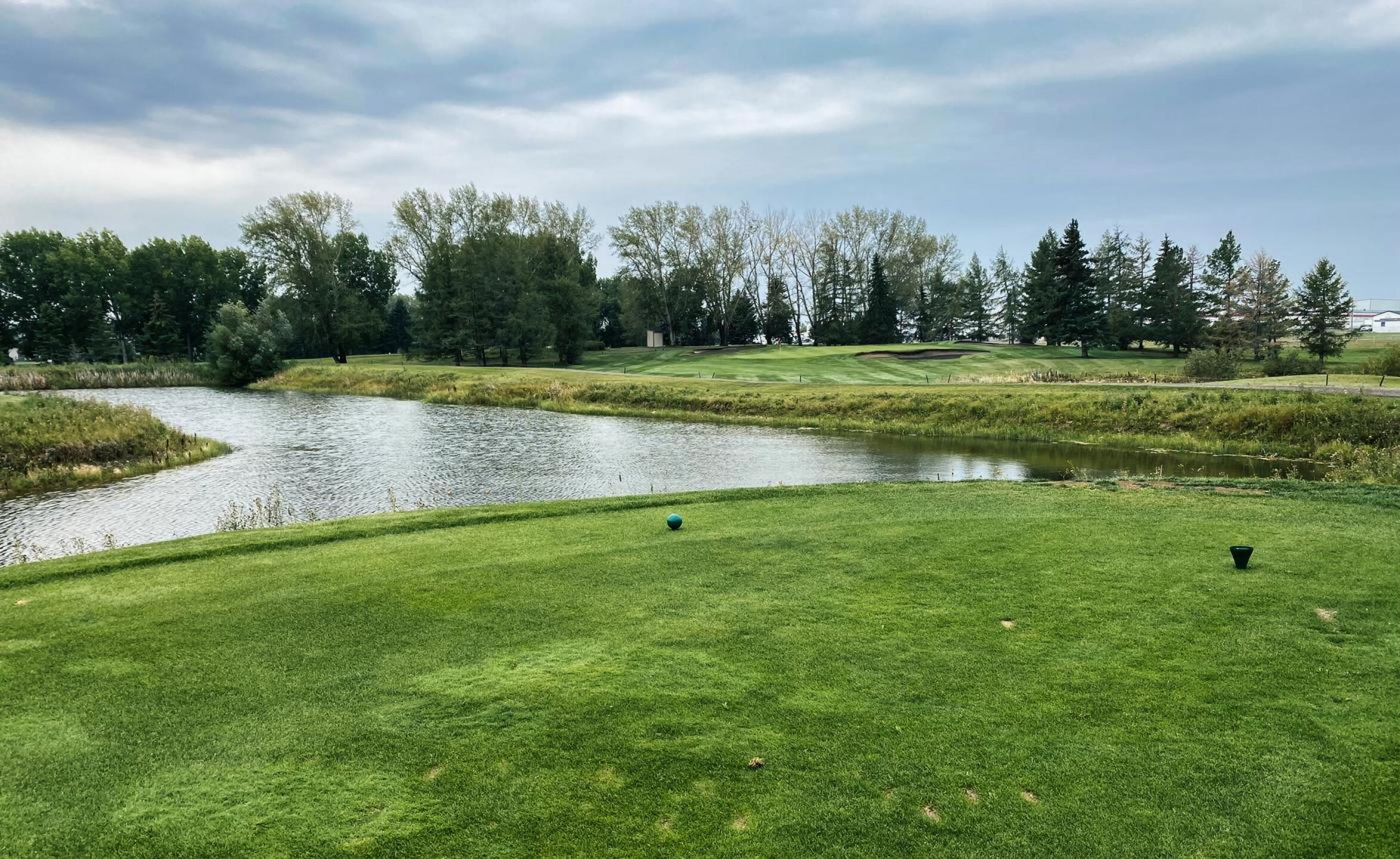 Carstairs Community GC, Hole 12, Par 3, 184 yds (Photo submitted by DYakimec on 10/18/2023)