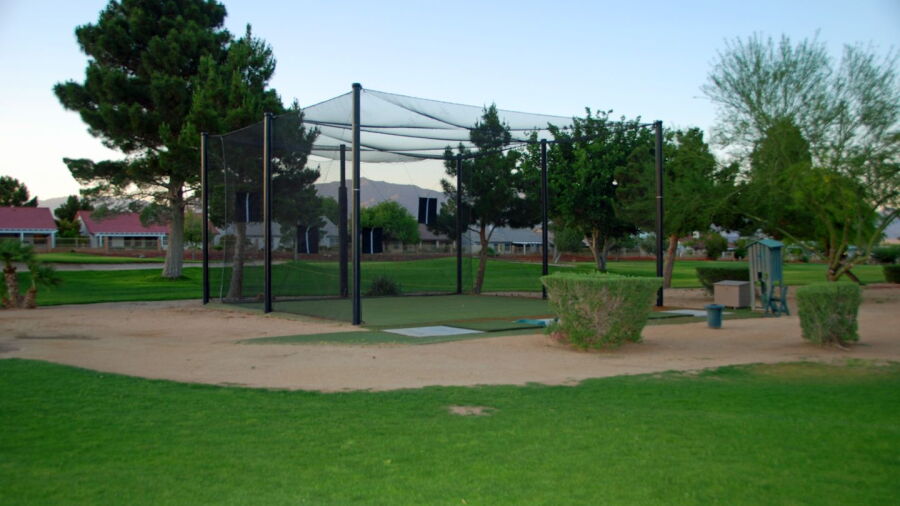 Los Prados GC: Practice net