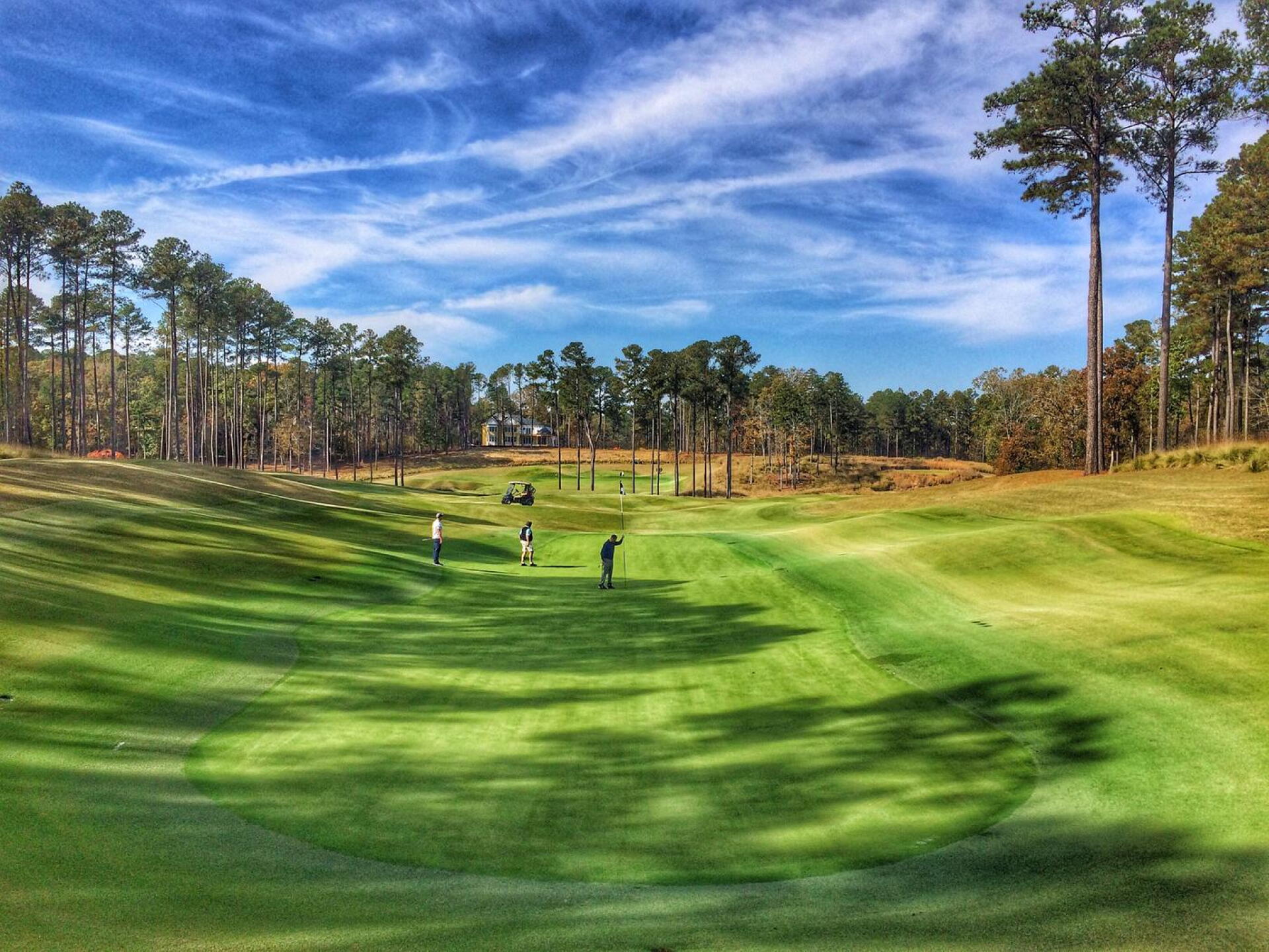 The 2nd hole has a green 62 yards deep. (Photo submitted by BrandonTuckerGA on 11/17/2017)