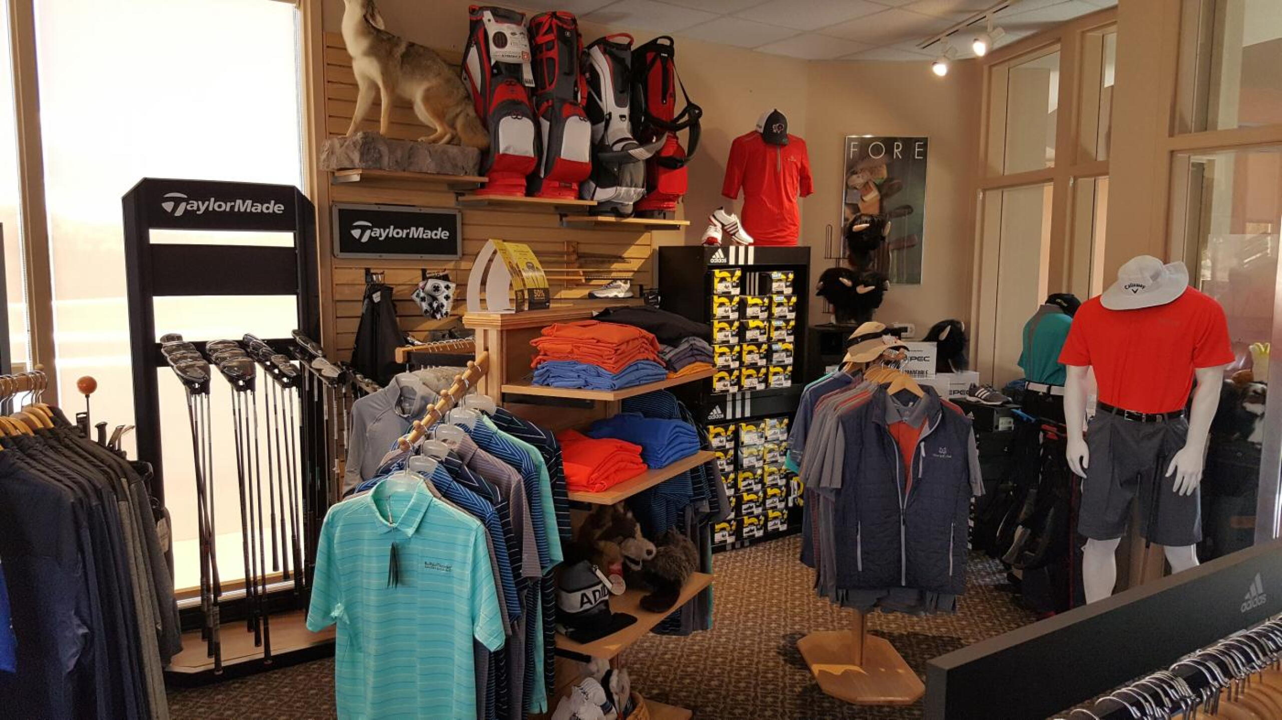 Well stocked golf shop for men and women (Photo submitted by AnnemarieM on 04/26/2019)