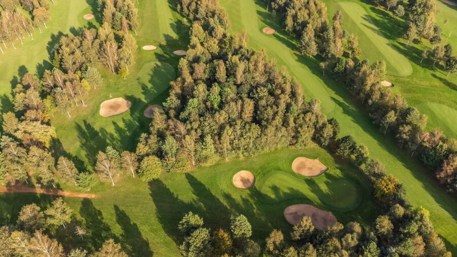 Tydd St Giles GCC: Aerial
