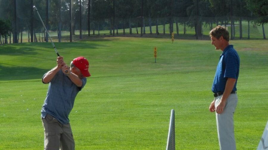 Wilcox Oaks GC: Driving range