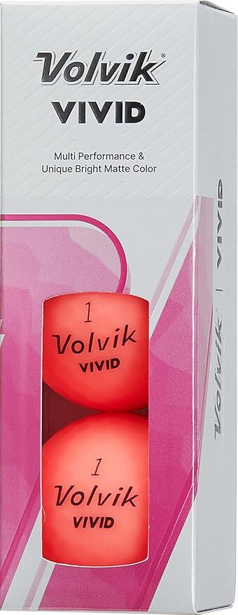 Volvik Vivid Pink golf balls