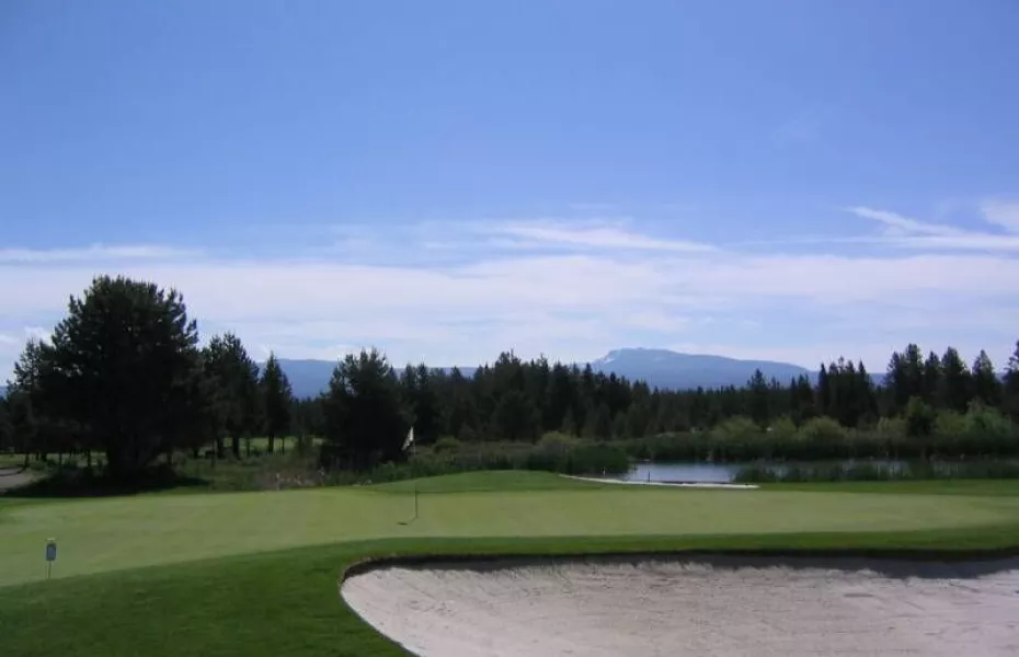 View of Paulina Peak from 14th green