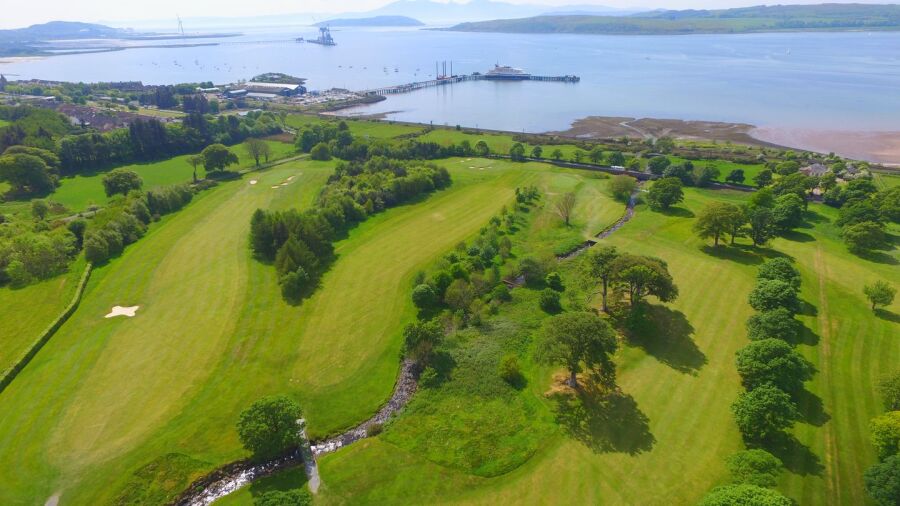 Largs GC: Aerial