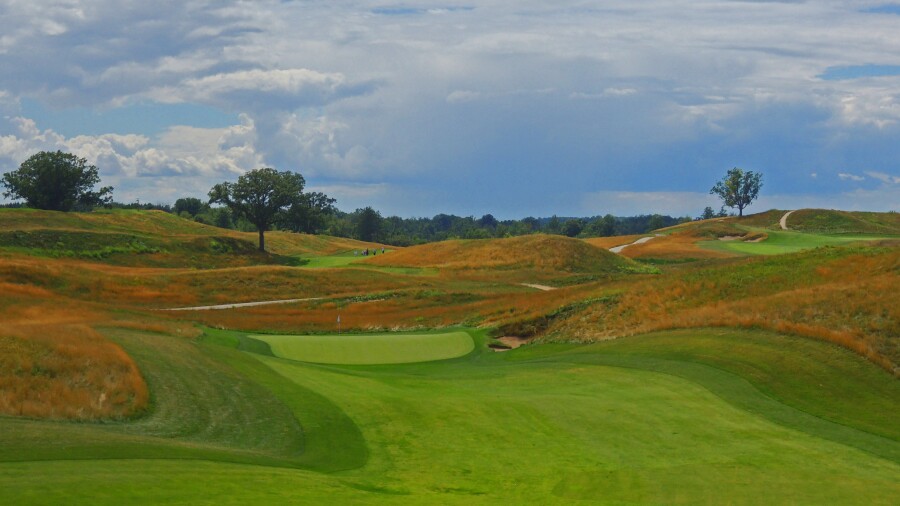 Erin Hills golf course - No. 12