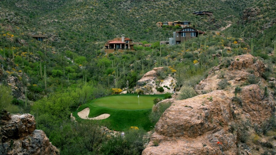 Mountain golf course at Ventana Canyon - hole 3