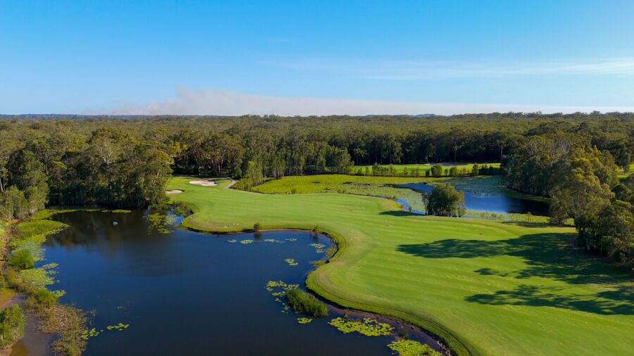 Pacific Dunes GC: Aerial