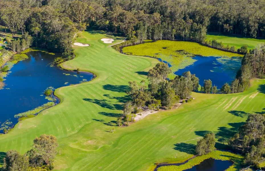 Pacific Dunes GC: Aerial