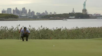 Tiger Woods at Liberty National