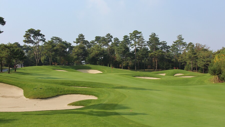 Haesley Nine Bridges G.C. - hole 1