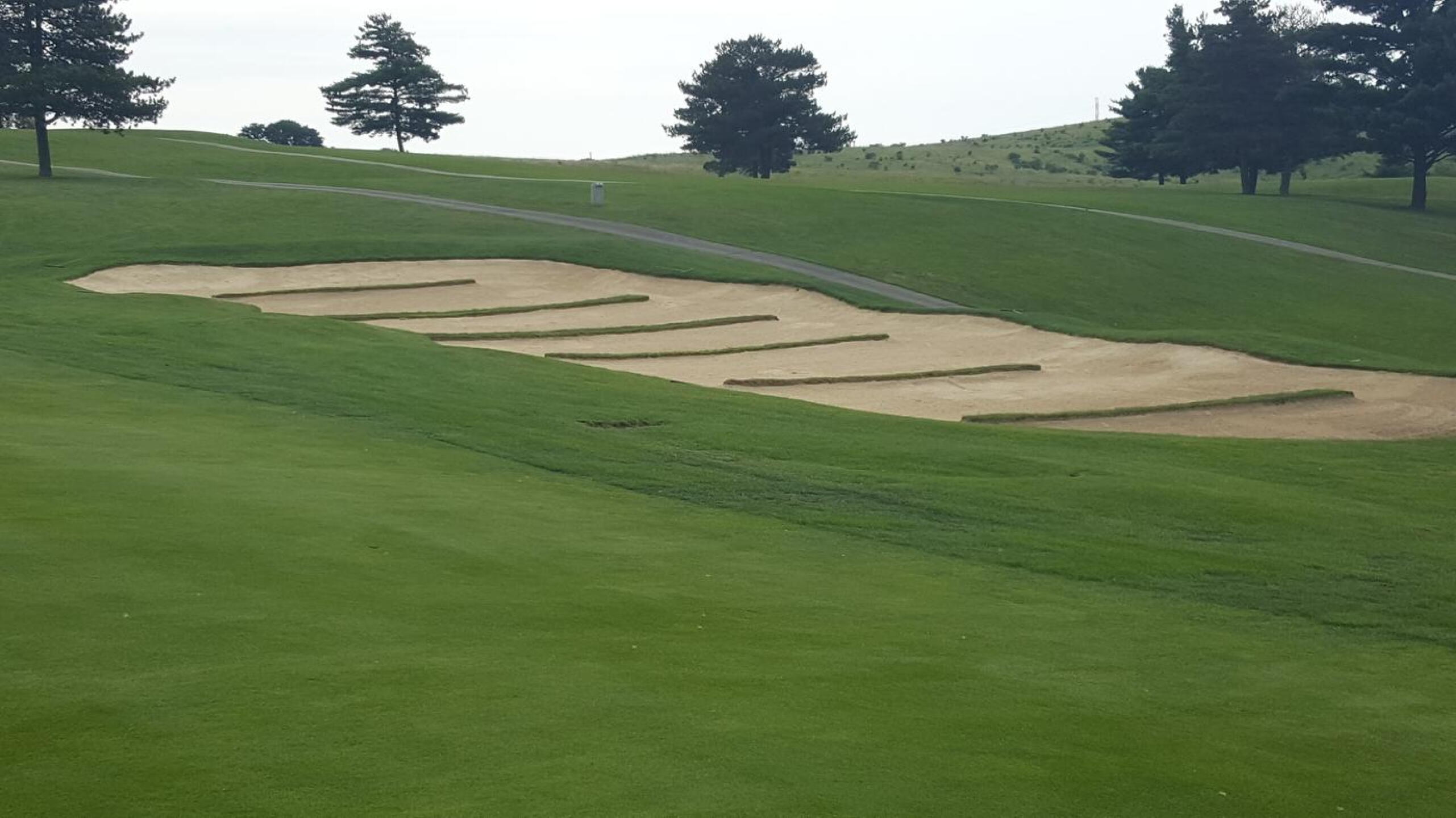 Church pew sand trap (Photo submitted by Butch88288 on 07/11/2017)