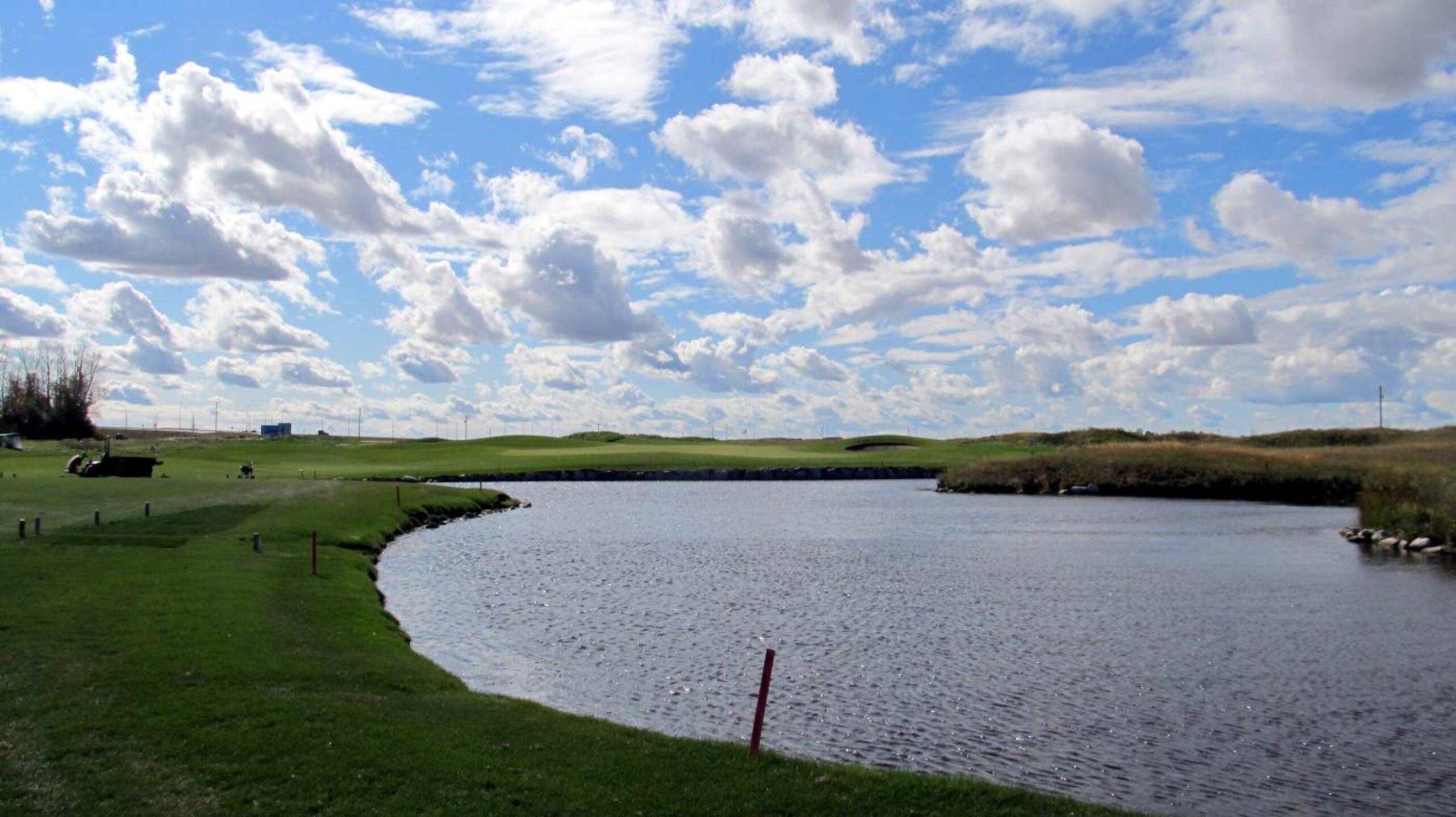 RedTail Landing GC, Hole 2, Par 5, 551 yds, 106 yds out (Photo submitted by DYakimec on 07/16/2019)
