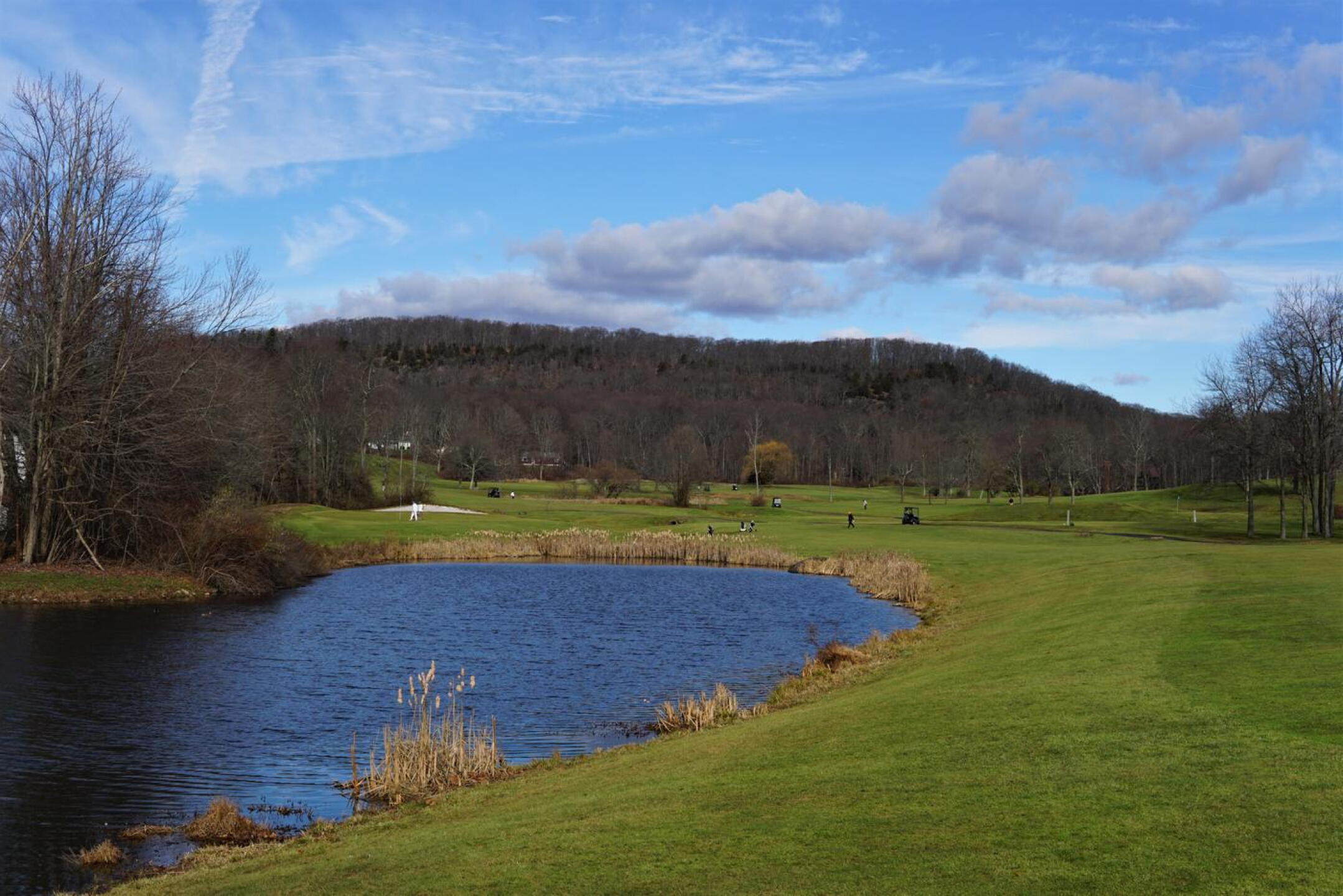 At this excellent par-4, the third fairway curves around a large pond, a threat to both drive and approach shot. (Photo submitted by AptlyLinked on 12/13/2022)
