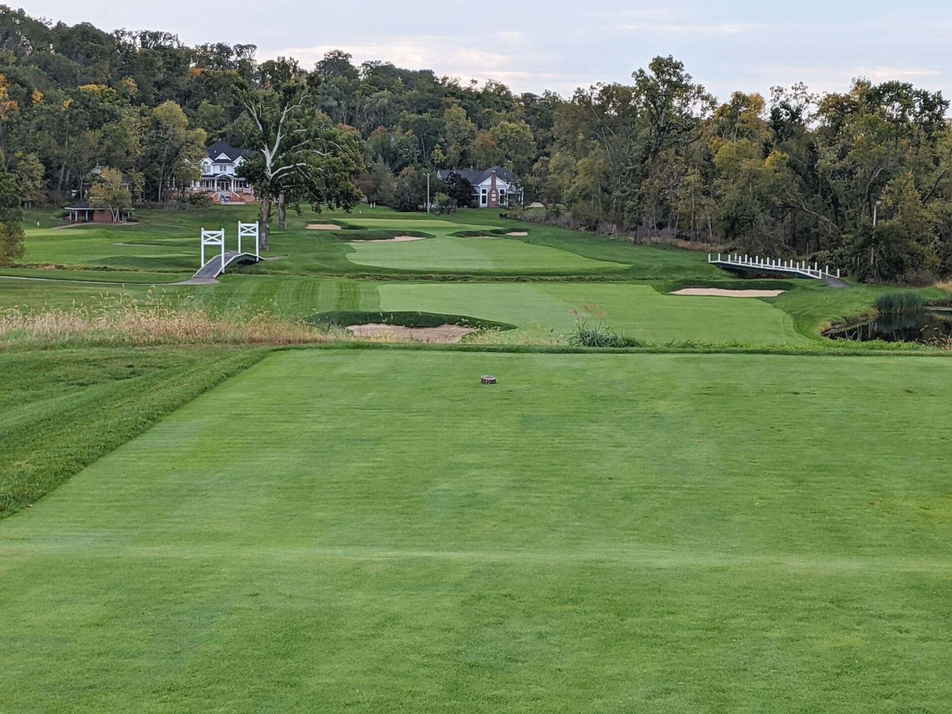 The fun par 5 sixth hole. (Photo submitted by GolferJake78 on 10/15/2021)