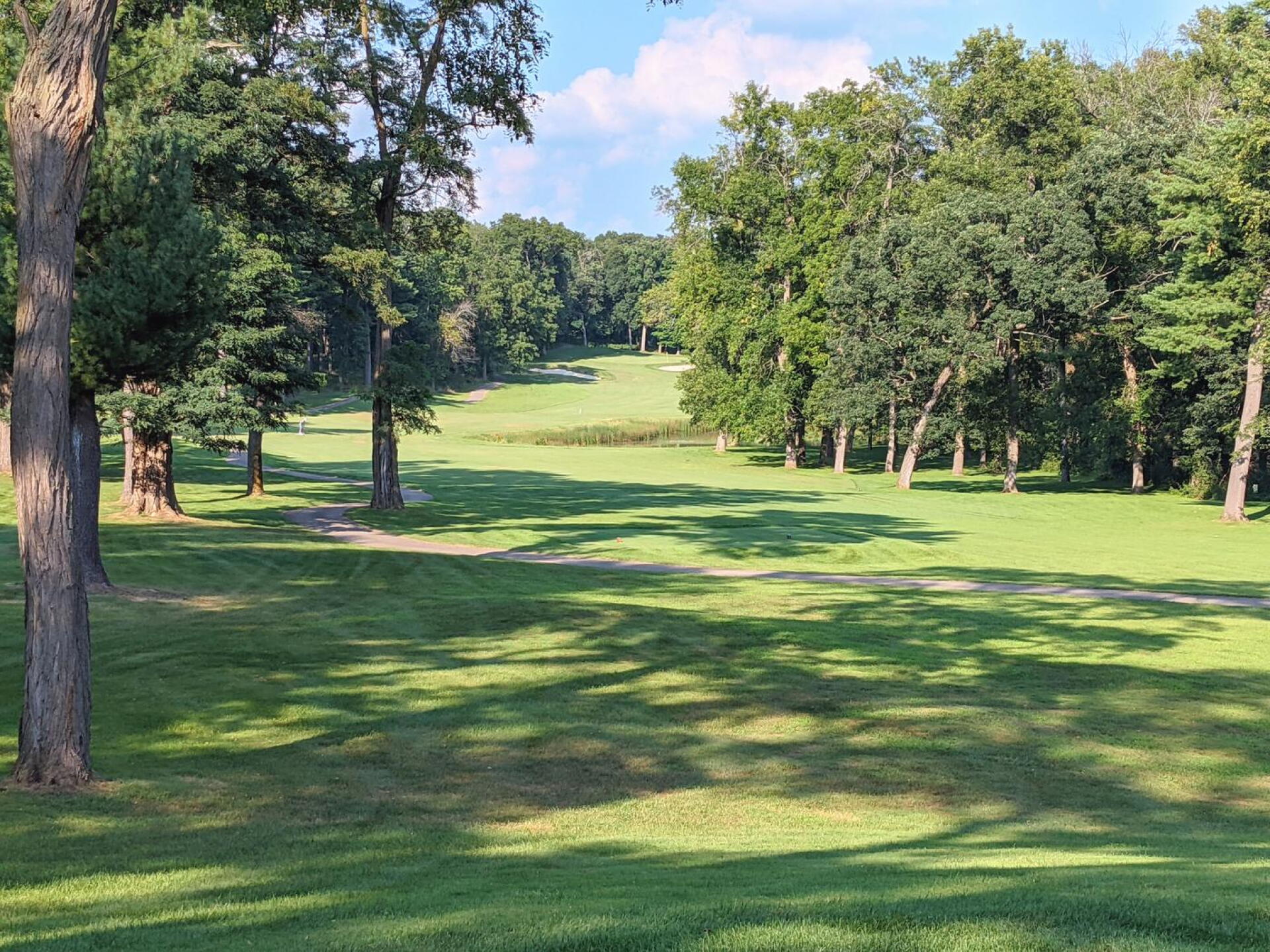 The par 5 7th has had the fairway widened to entice players to hit driver. (Photo submitted by GolferJake78 on 08/21/2021)