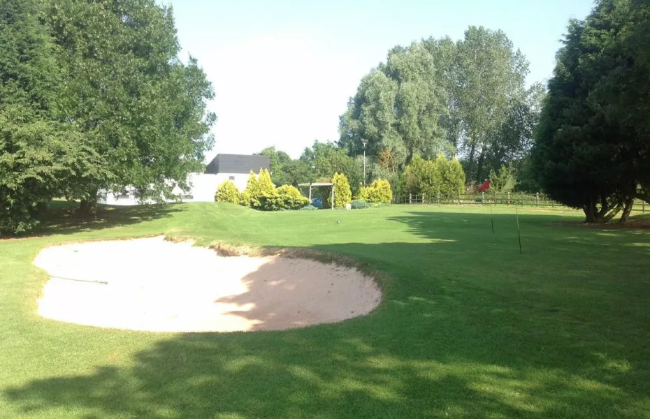 The chipping green at Brandon Wood