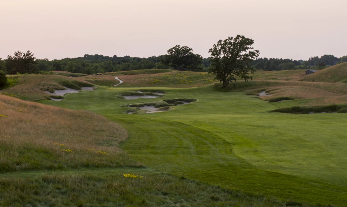 Erin Hills golf course - hole 4