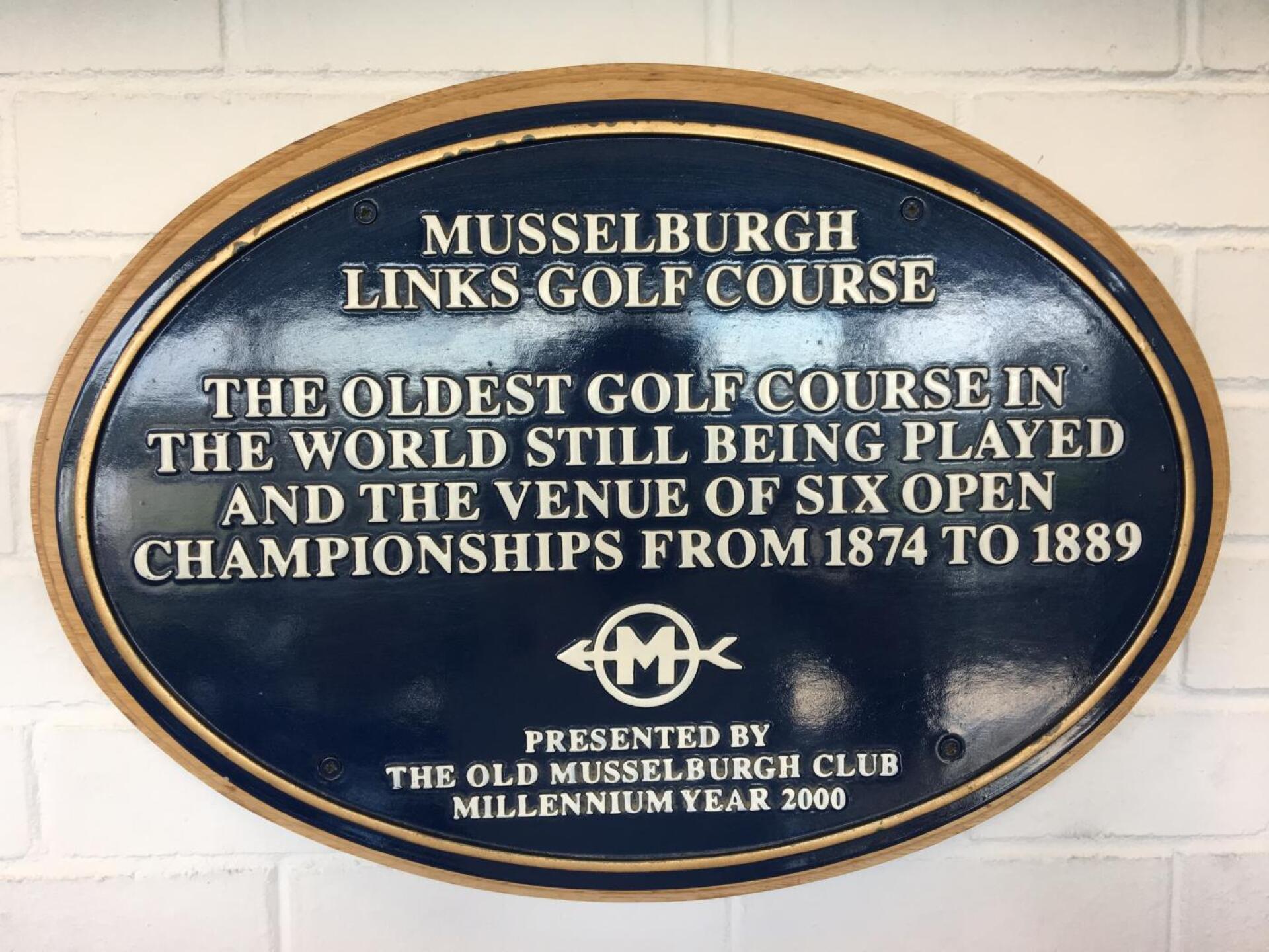 Plaque inside pro shop (Photo submitted by BrandonWebb on 07/03/2019)