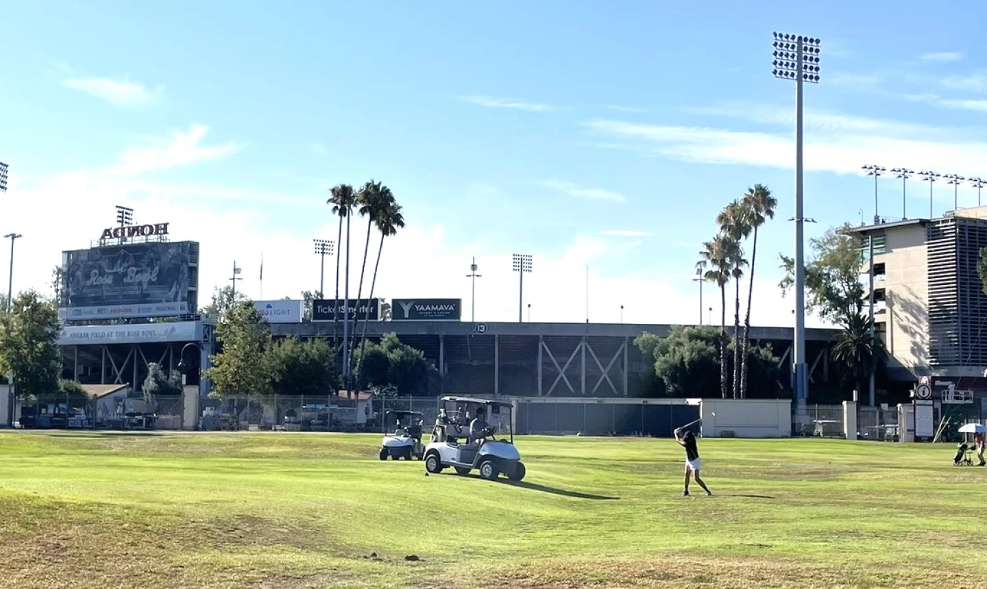 Brookside Golf Club - No. 1 Course - Rose Bowl views 